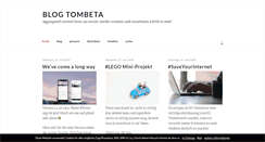 Desktop Screenshot of portfolio.tombeta.de